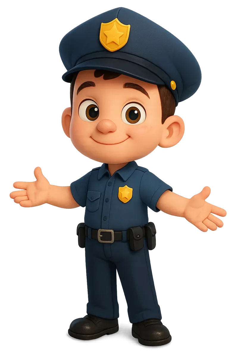 Policjant — ilustracja